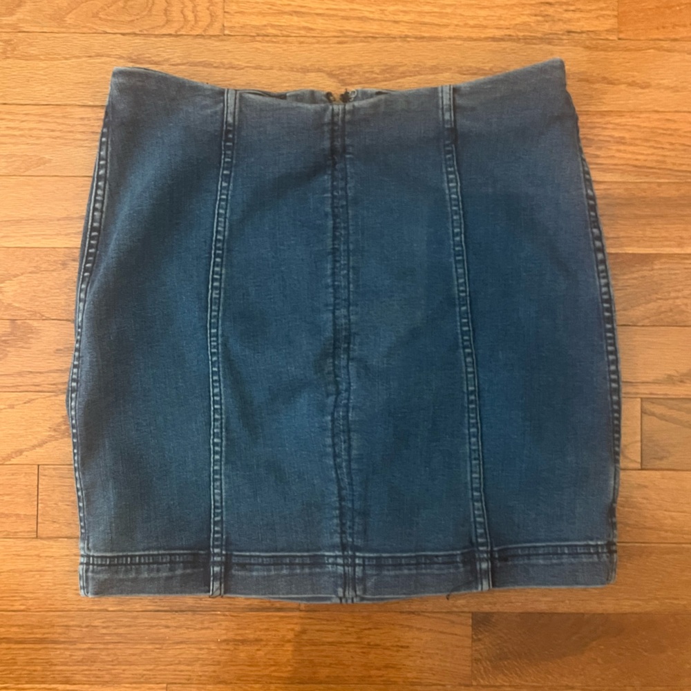 Free People Denim Skirt